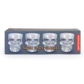 Kikkerland Skull Shot Glasses Set of 4